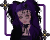pigtails purple black