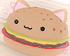! cat burger :D