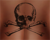Skull Pirate Back Tattoo