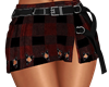 red plaid skirt