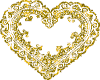 gold heart