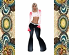 flare pants & top