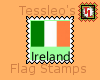 stamp of Irish flag