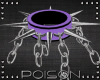 |P| Purple Spike Collar