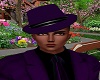 Purple Hat Black Trim