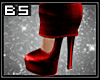 *BS*Shoes Socks Red