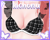 ʚɞ Bra Plaid Black