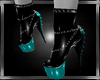 b teal duple shoes F
