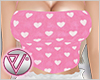 V♥ Pink Heart Top