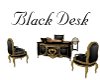 ~K~Black and Gold Desk