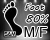 Foot Scale 80% M/F