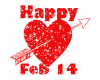 Happy valentines heart