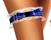 blue plaid garter
