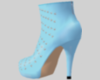 BabyBlue Stud Ankle Boot