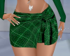 Irish Green Plaid Skirt