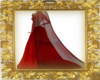 Crimson Bride Veil