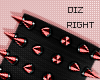 !!D Ankle Spike Maroon R