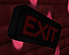 -EXIT-Red flashing Sign