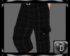 (DP)Blk Plaid Shorts