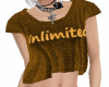 unlimited brown top