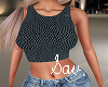 Green Mesh Tank Top
