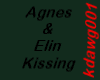 lesbian kiss(Agnes&Elin)
