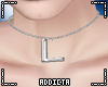 *A* L Letter Necklace