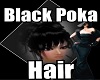 Black Poka Hair