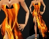 *High Slit Fire Dress