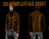 DW BROWN LEATHER JACKET