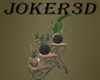 Pots with plants
