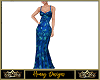 Adore China Blue Gown