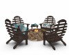 TURTLE CHAIRS FIREPIT