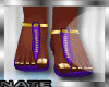 summer sandals purple