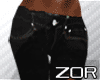 [Z]Slim Hot Jeans Black