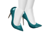 Sparkling Teal Heels