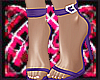 Belted Purple heels`