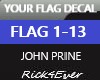 YOUR FLAG DECAL