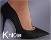 K black blazer heels