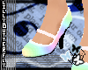 [L] Rainbow Spike Heels