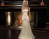 Elegant Ivory Lace Gown