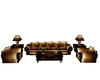 Golden Brown Couch Set