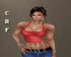 CRF* Red Tank Top