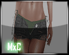 MxC|Black Denim Shorts