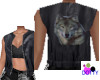 wolf vest leather