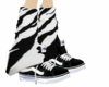 zebra leg warmers