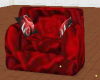 red clubchair
