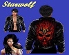 red skull leather jacket