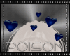 |P| Blue Floating Hearts