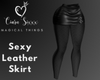 Sexy Leather Skirt